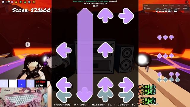 THIS NEW SONG IS HARDER THAN GHOST! Whereabouts of The Heart 1.1m points | Funky Friday ROBLOX смотреть онлайн