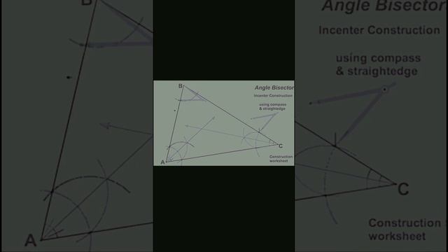 incenter and incircle of any triangle with compass and ruler смотреть онлайн