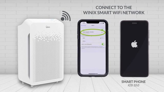 Winix C545 WiFi Setup смотреть онлайн
