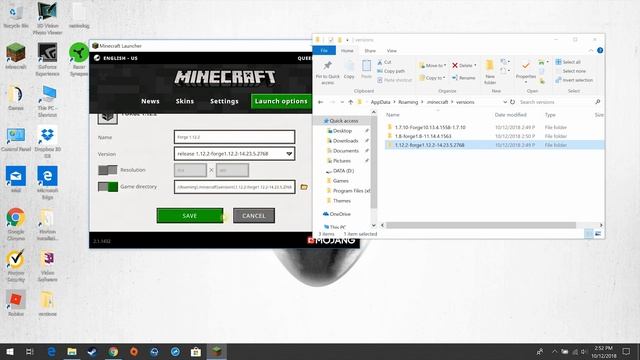 How To Add & Use Multiple Versions Of Forge To Minecraft (PC Version) + Add Mods смотреть онлайн