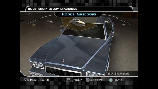 Midnight Club 3. Все кузовные детали для ’78 Chevrolet Monte Carlo смотреть онлайн