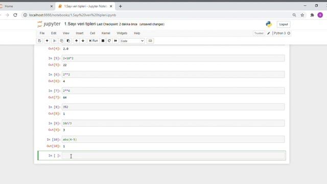 Python dersleri 1 - Sayısal veri tipleri( integer & float) смотреть онлайн