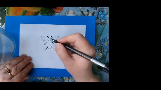 Как нарисовать осу, легко и просто смотреть онлайн