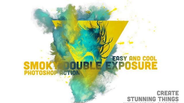 Photoshop Actions: Smoky Double Exposure Kit смотреть онлайн
