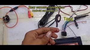 Back Camera Installation & connection of Android Car stereo TS7 - [Step by Step] - Shekhar Maxxlink