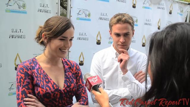 Elizabeth Henstridge & Iain De Caestecker At The 4th Annual #SETAwards For Media #EIC