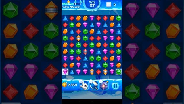Jewel Pop Mania:Match 3 Puzzle Level 140 ( Ice Cream Town Episode ) - Walkthrough ( No Booster ) смотреть онлайн
