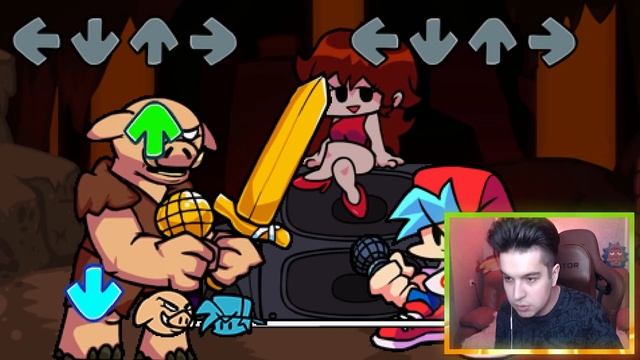 Я ПРОТИВ ПИГЛИНА В ФРАЙДЕЙ НАЙТ ФАНКИН В МАЙНКРАФТ - Friday Night Funkin' MINECRAFT смотреть онлайн