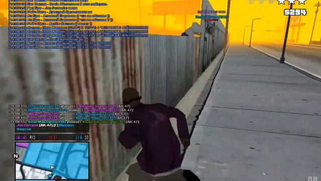[Mta-RP]Нарезка с каптов Баллас-Рифа. смотреть онлайн