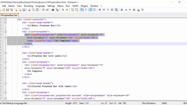 2 Progress Bars Bootstrap смотреть онлайн