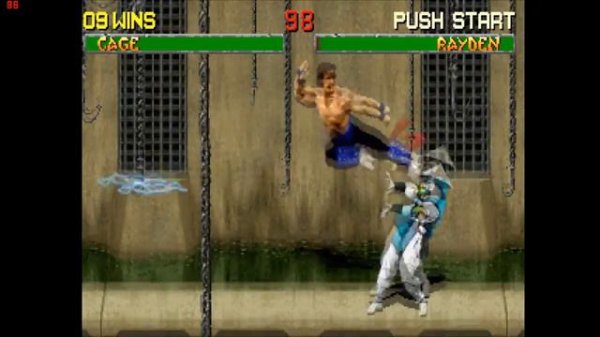 Mortal Kombat 2 - Johnny Cage playthrough - PC MS DOS