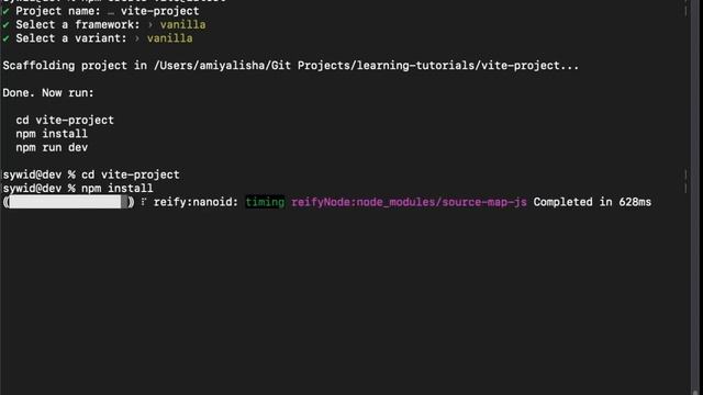 npm create vite@latest scaffolding first vite project смотреть онлайн