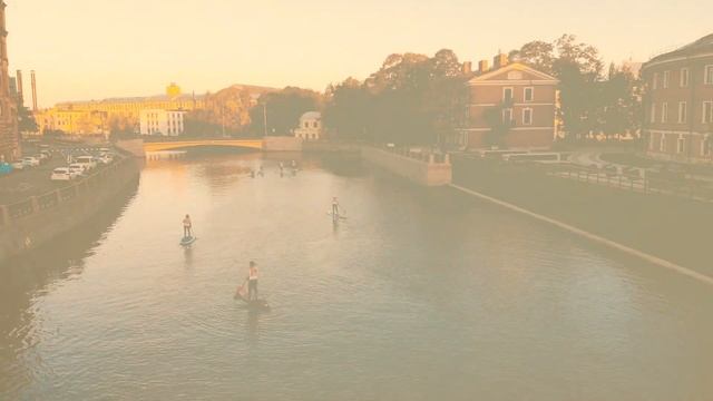 САП-сёрфинг в Спб (Новая Голландия, Никольский собор)