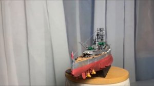 Модель линкора “Kongo” из бумаги. Battleship Kongo paper model DIY