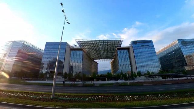 Алматы. Бизнес центр "AFD B" на проспекте Аль-Фараби (Insta360 ONE X2) смотреть онлайн