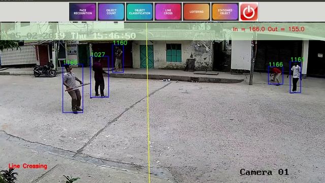 Line Crossing Demo Video смотреть онлайн