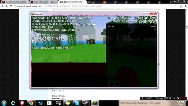 How to get faster fps while recording Minecraft! смотреть онлайн