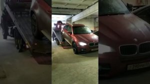 Как ласково сгрузить с эвакуатора полноприводный автомобиль с заклинивший стояночным тормозом