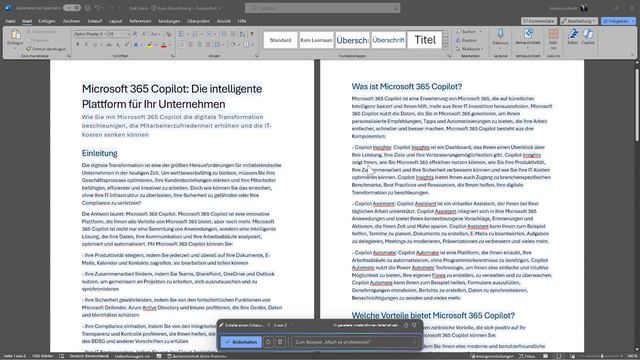 KOM4TEC Up:date  - Microsoft Copilot In Word