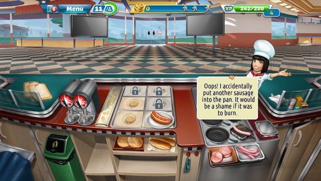 Cooking Fever - Fast Food Court Level 2-5 смотреть онлайн