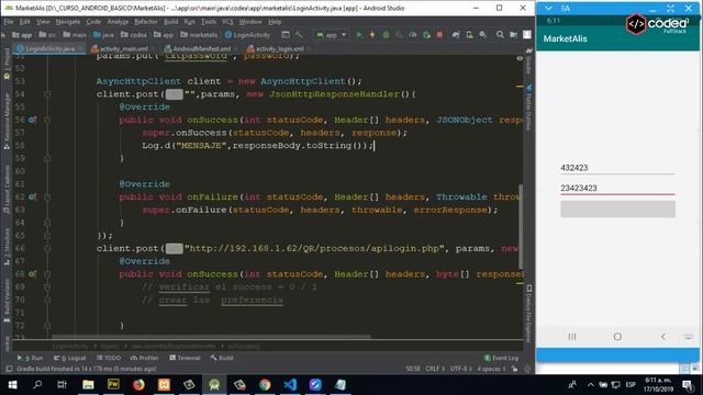 LECTOR DE CÓDIGOS QR ANDROID - PHP Y MYSQL | Login debug | XVI смотреть онлайн