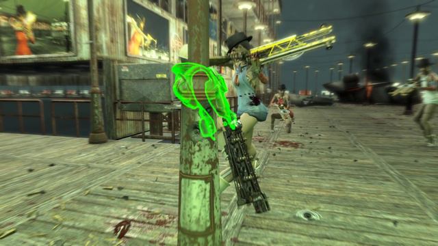 Fallout 4 - Nora And His Sisters Saw Blade Launcher Finish Move 1 - French смотреть онлайн