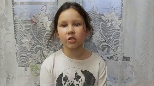 "Любимая мама" Стихотворение читает Агафонова Полина. смотреть онлайн
