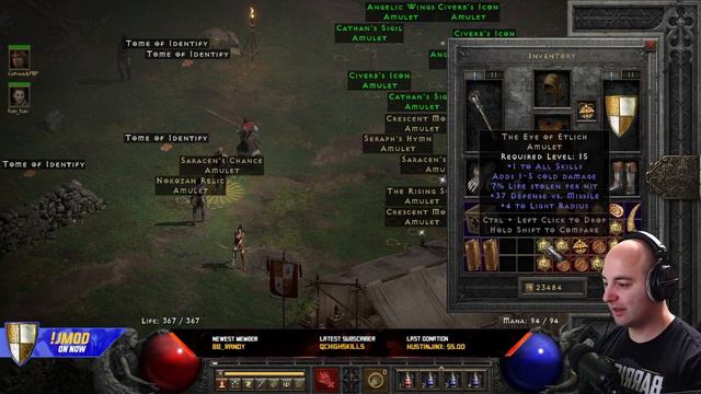 Identifying 300 Unique and Set Amulets & Rings in Diablo 2:Resurrected! Crazy odds! смотреть онлайн