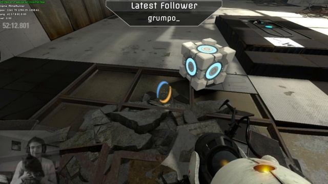 Beating Portal 2 without picking up Cubes смотреть онлайн
