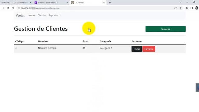 CRUD JAVA Web JSP parte 2 - Etapa de diseño con Bootstrap 5 смотреть онлайн