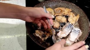 Скумбрия Жареная с Луком
