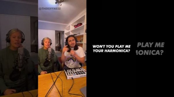 The Kiffness ft. Kiff Wife - Крыска Вероника играет на гармонике [Live Looping Dance Mashup]