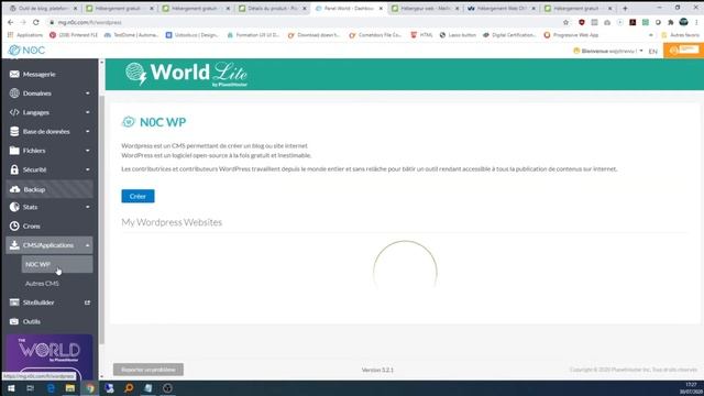Installer Wordpress dans un hébergeur gratuit смотреть онлайн
