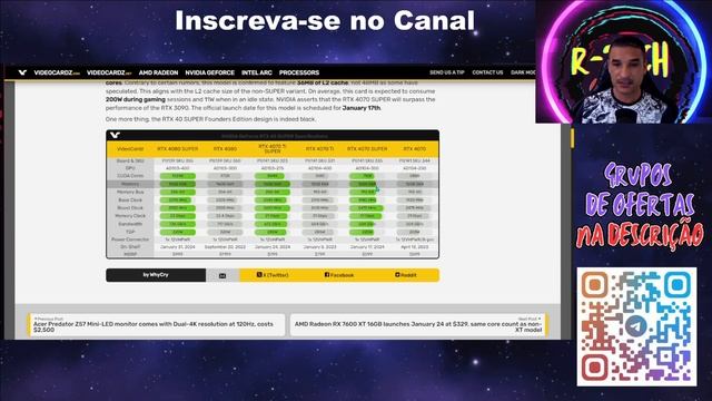 LANÇAMENTO! NOVAS RTX SUPER, MAIS PERFORMANCE E MENOR PREÇO! смотреть онлайн