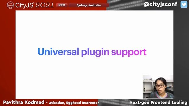 PAVITHRA KODMAD - Next-gen Frontend tooling - CITYJS2021 смотреть онлайн