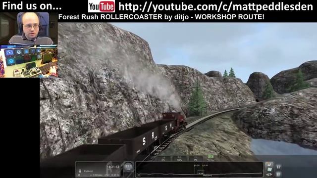 Let's Play Train Simulator 2016 - Forest Rush Rollercoaster HYPE! #2 смотреть онлайн