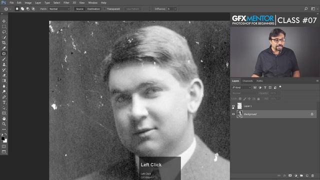 Healing Tools - Adobe Photoshop for Beginners - Class 7 - Urdu / Hindi смотреть онлайн