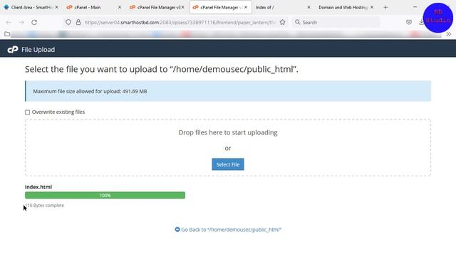 How to Upload Website Files using cPanel File Manager - Bangla || cPanel Tutorial || BD Studio смотреть онлайн