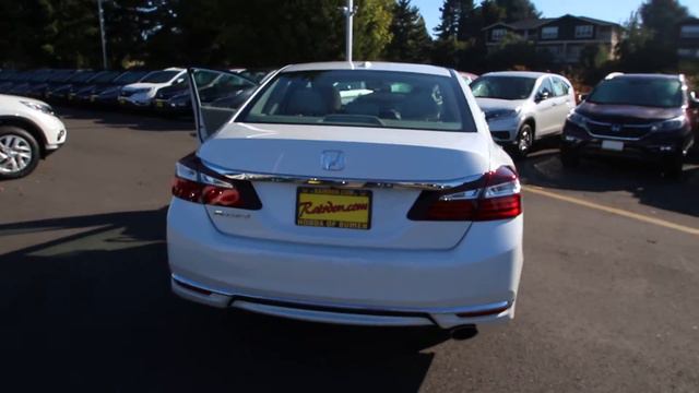 2016 Honda Accord EX-L | Diamond White | GA008116 | Seattle | Renton смотреть онлайн