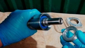 2М112. Запрессовка подшипников шпинделя. Сборка пиноли