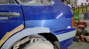 ремонт ржавых арок ВАЗ 2109 - 2114. покраска крыла переходом.  это легко