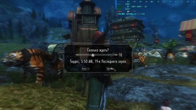 Skyrim: Dark Souls Edition - тестирую лагерь каджитов смотреть онлайн