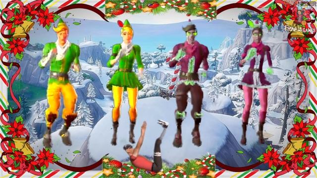 Christmas PE Games: Fortnite Fitness Holiday Dance Workout смотреть онлайн