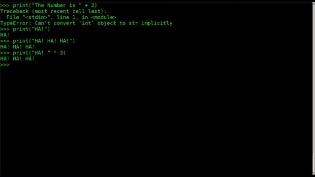 Python3 Tutorial 10 Repetition in Strings Linux смотреть онлайн