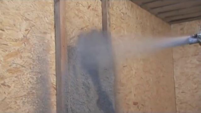 Влажное напыление эковаты смотреть онлайн