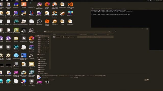 CONVERTENDO PYTHON PARA EXE [2021] смотреть онлайн