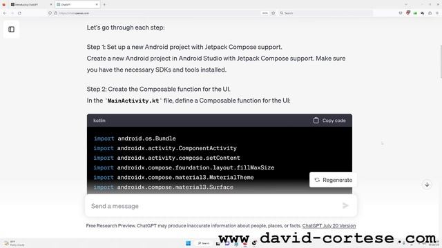 CHATGPT - URL OPENER APP IN KOTLIN JETPACK COMPOSE UI смотреть онлайн