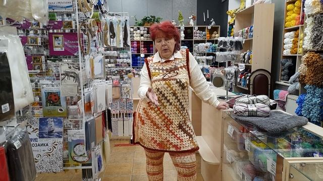 Тёплые Штаны и Жилет спицами и крючком.Пряжа Superlana Midi Motif Alize. смотреть онлайн