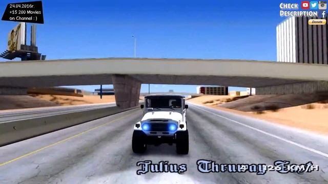 1978 Toyota Land Cruiser FJ40 - GTA MOD _REVIEW смотреть онлайн