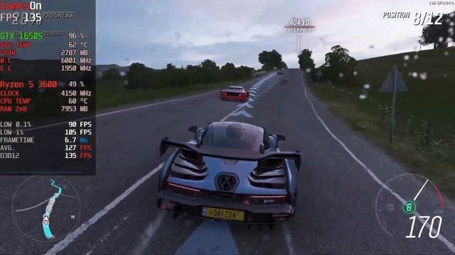 Forza Horizon 4 | GTX 1650 SUPER - Ryzen 5 3600 | 1080p All Settings смотреть онлайн
